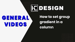 How to set group gradient in a column