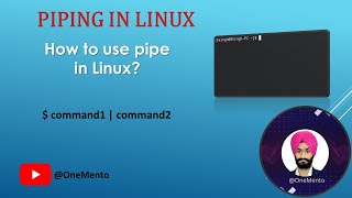 Piping in Linux | How to use pipe in linux | Hindi