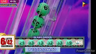 PCSO 9:00 PM DRAW - AUGUST 13, 2024 LOTTO RESULTS