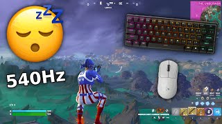 SteelSeries Apex Pro Mini ASMR😴 Fortnite Solo Gameplay 🤩 360 FPS Smooth 4K