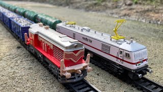 New Centy Cargo Train Set with WAP7 Locomotive Model