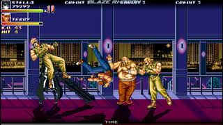 Streets of Rage 2X Megamix V3 (OpenBor) Black Rock Shooter (MUGEN version) SoR3 Stage 5 Alpha Test