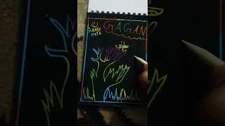 Scratch book tree drawing||#shorts