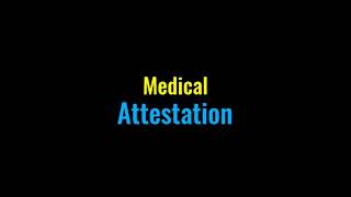 Medical Attestation - translations & send to cell#