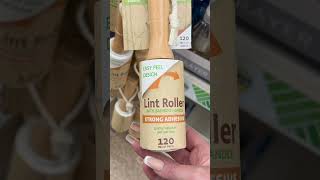 BAMBOO HANDLE LINT ROLLER $1.25 @  Dollar Tree #dollartree #shopping #bamboo