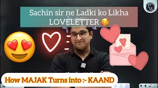 Sachin sir ne likha Love-Letter ❣️🥰 ||  Sachin sir || PW || Pw editz | #PW #viral #shorts