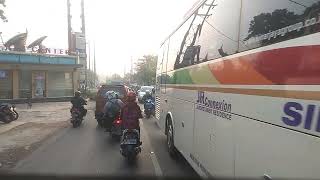 begini jalan mustika jaya di pagi hari