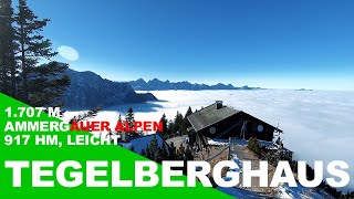 Winterwanderung auf das Tegelberghaus