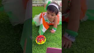 Happy Republic Day🇮🇳 #8months #babyvideos #republicday #indianflag #tiranga #shortsvideo #viral