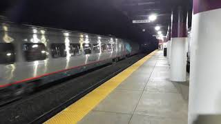 Amtrak Acela Express arriving into Back Bay