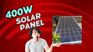 zunsolar 24v 400 watt solar panel unboxing and review