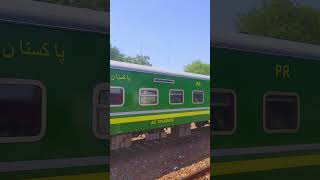 Green Line Train Crossing Raiwind Railway Station Junction. #shorts