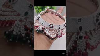 New design silver anklets 😍😍 trending #poojasharma381 #shorts #youtubeshorts #viralvideo