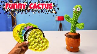 Funny Cactus and Pop it Collection - Unboxing and Review Peephole View Toys