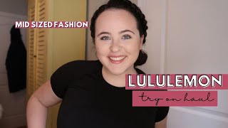 LULULEMON TRY ON HAUL | mid sized fashion haul | lululemon favourites LITERALLY LYDIA