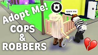 Getting Robbed in Adopt Me! Cops & Robbers UPDATE - Test Lab - Roblox