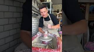 POTTERY ASMR 😍 RELAXING #shorts #asmr #pottery