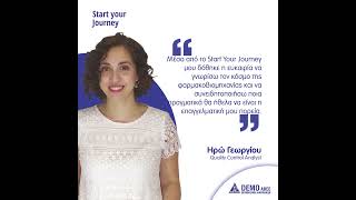 Testimonial Start Your Journey- Ηρώ Γεωργίου