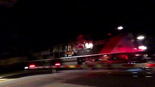 UP 1111 (Employee Pride Unit) and Other 60 MPH Nighttime Catches in Fortville, IN 2/25/24