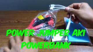 jumper aki pakai powerbank 12volt praktis dibawa kemana mana