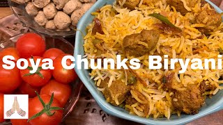 Soya chunks Biryani / Soya Biryani recipe / Soya Biriyani recipe / Veg Biryani / Biryani recipe