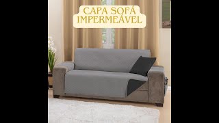 CAPA DE SOFÁ IMPERMEÁVEL 3 LUGARES KING 1,80m Larg. x 1,90m Alt.