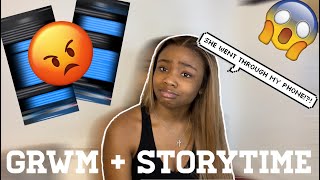 GRWM + story time: COLLEGE ROOMMATE HORROR STORY | Risha Tonae’