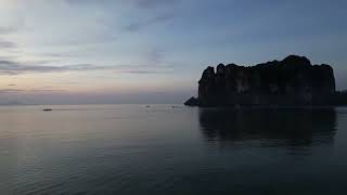 Railay Beach Thailand at sunrise