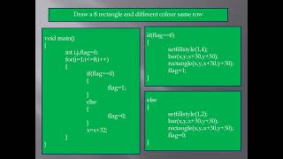 Graphics Program in C part1