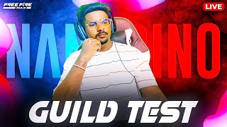 😍 SEARCHING FOR A STRONG PLAYER IN MAIN SQUAD👑 || 1 V 1 GUILD TEST 🔥👑 || TELUGU FACECAM LIVE🛑