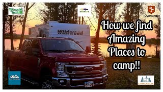 Apps for Camping! How we find Amazing Camping Spots!