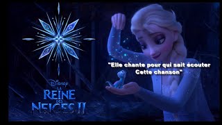 Berceuse d'Ahtohallan, Secret de l'Eau, la Reine des Neiges 2