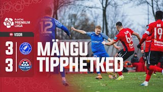 Tartu JK Tammeka - JK Narva Trans I 3:3 I A. Le Coq Premium liiga 35. voor I 2024