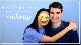 BOYFRIEND DOES MY MAKEUP // ALLSTYLEDUP24