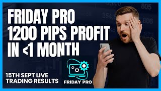 Friday Pro Trading Robot Update : 1200 pips in less than 1 month!