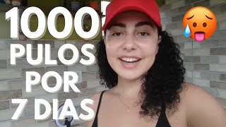 1000 PULOS POR 7 DIAS | 7 DAY JUMP ROPE  CHALLENGE