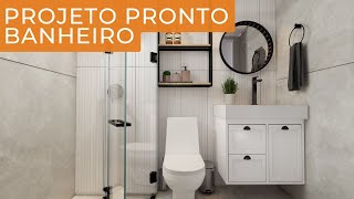 Banheiro Decorado para Apartamento │512