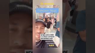 Neymar dá passeio com namorada e os parças em shopping da Arábia Saudita  #shorts #emalta