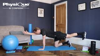 Physique Golf Exercises | Improving Back Strength with Superman Stretch