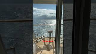 Royal Caribbean Balcony life at sea #oceanview #sea #cruise #travel #balcony #views #shortsfeed#fun