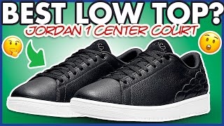 Best black low top sneakers? Air Jordan 1 Centre Court Black