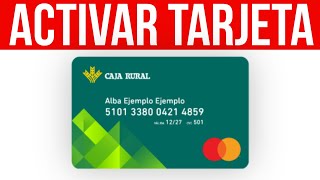 ✅Como ACTIVAR Una Tarjeta De Caja Rural (Guía Paso a Paso)🔴