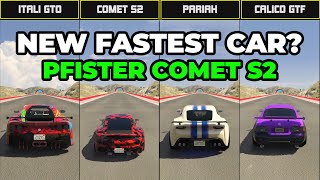 Pfister Comet S2 Vs Pariah Vs Calico GTF Vs Itali GTO - Speed Test - GTA 5 Online