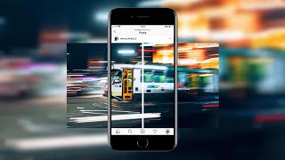 How To Split Landscape Images For Instagram!
