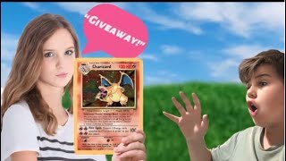 My Sister Picks Which Cards I Giveaway! (CHALLENGE)