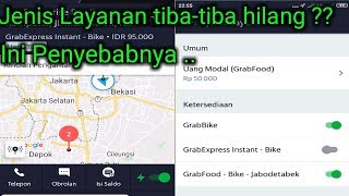 ( WAJIB TAU )PENYEBAB JENIS LAYANAN PADA APLIKASI GRAB HILANG