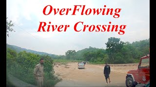 CROSSING OVER FLOWING RIVER | ADVENTURE | CORBET NATIONAL PARK | INDIA