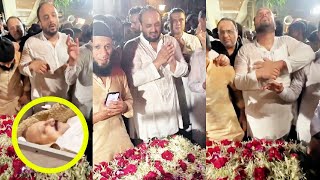 Baba Siddique Son Zeeshan Siddique CRYING At His Last Right 😭