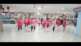 Barbie Girl Line Dance - Demo By D'Sisters & Friends LDG #linedance @OttiePurba @onedance2471