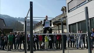 Street Workout-Demonstration bei A+E in Ebnat-Kappel